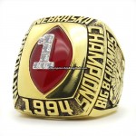 1994 Nebraska Cornhuskers National Championship Ring/Pendant(Premium)